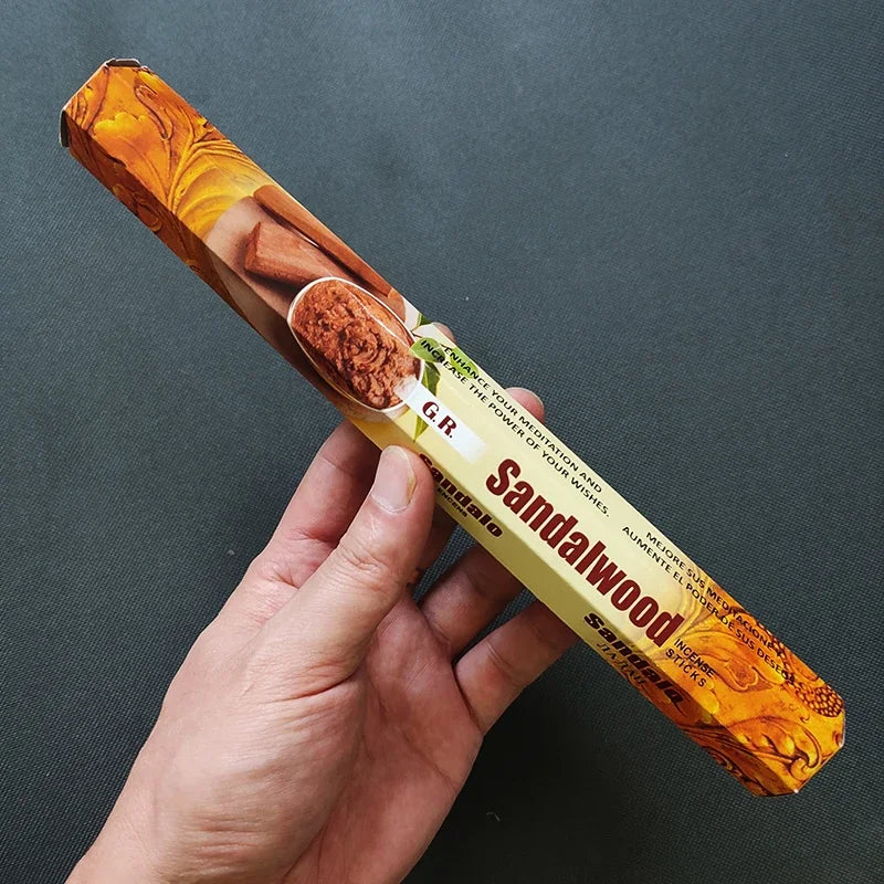 20 Sticks Indian Incense – White Sage, Lavender, Sea Breeze & More for Meditation & Yoga